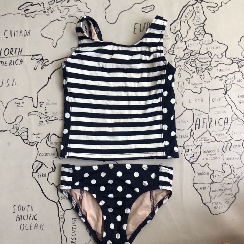 JCrew crewcuts 2 piece swimsuit size 2yr old